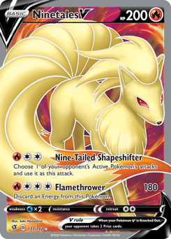 Pokemon Rebel Clash Ninetales V - 177