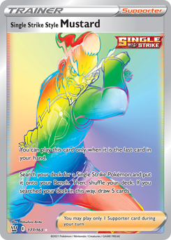 Pokemon Battle Styles Single Strike Style Mustard - 177