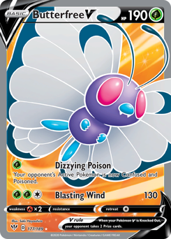 Pokemon Darkness Ablaze Butterfree V - 177