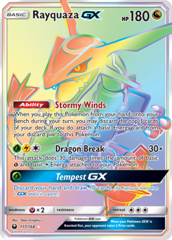 Pokemon Celestial Storm Rayquaza-GX - 177