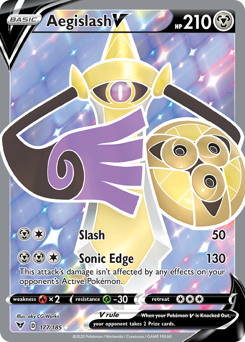 Pokemon Vivid Voltage Aegislash V - 177