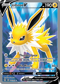 Pokemon Evolving Skies Jolteon V - 177