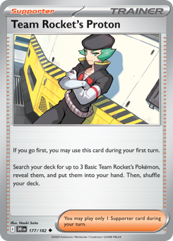 Pokemon Destined Rivals Team Rocket's Proton - 177