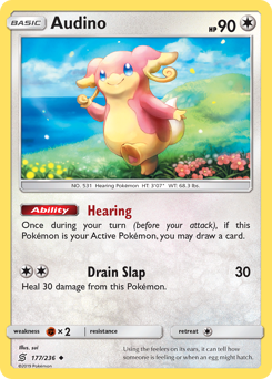 Pokemon Unified Minds Audino - 177