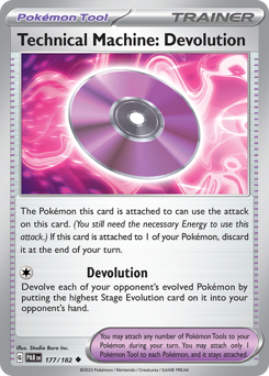 Pokemon Paradox Rift Technical Machine: Devolution - 177