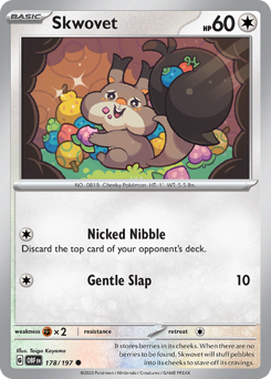 Pokemon Obsidian Flames Skwovet - 178