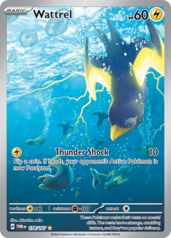 Pokemon Twilight Masquerade Wattrel - 178