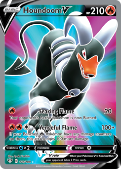 Pokemon Darkness Ablaze Houndoom V - 178