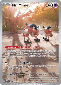 Pokemon 151 Mr. Mime - 179
