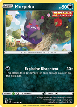 Pokemon Fusion Strike Morpeko - 179
