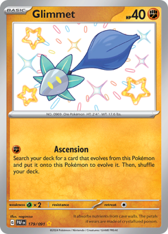 Pokemon Paldean Fates Glimmet - 179