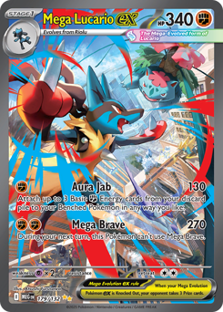 Pokemon Mega Evolution Mega Lucario ex - 179