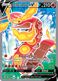 Pokemon Darkness Ablaze Centiskorch V - 179