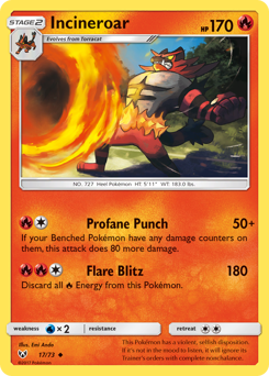Pokemon Shining Legends Incineroar - 17
