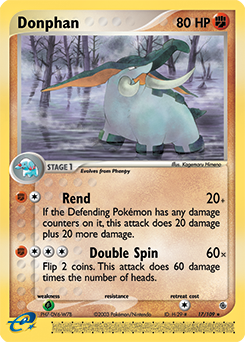Pokemon Ruby & Sapphire Donphan - 17