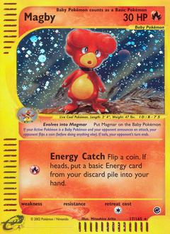 Pokemon Expedition Base Set Magby - 17