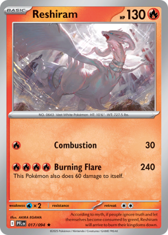 Pokemon Phantasmal Flames Reshiram - 17