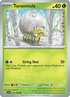 Pokemon Scarlet & Violet Tarountula - 17