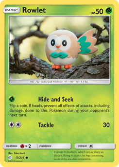 Pokemon Cosmic Eclipse Rowlet - 17