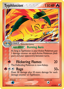 Pokemon Unseen Forces Typhlosion - 17