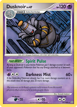 Pokemon Stormfront Dusknoir - 17