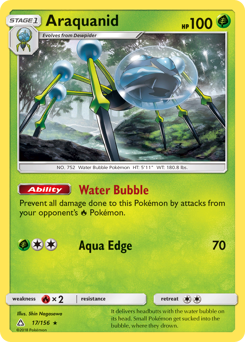 Pokemon Ultra Prism Araquanid - 17