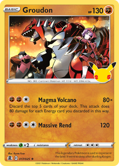 Pokemon Celebrations Groudon - 17