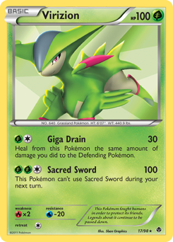 Pokemon Emerging Powers Virizion - 17