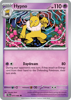 Pokemon Shrouded Fable Hypno - 17