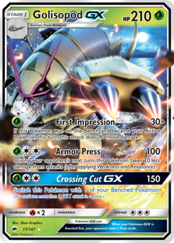 Pokemon Burning Shadows Golisopod-GX - 17