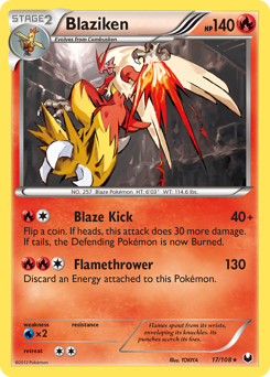 Pokemon Dark Explorers Blaziken - 17