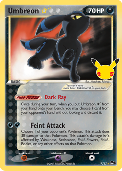 Pokemon Celebrations: Classic Collection Umbreon ★ - 17