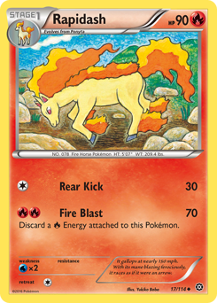 Pokemon Steam Siege Rapidash - 17