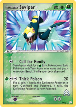 Pokemon Team Magma vs Team Aqua Team Aqua's Seviper - 17