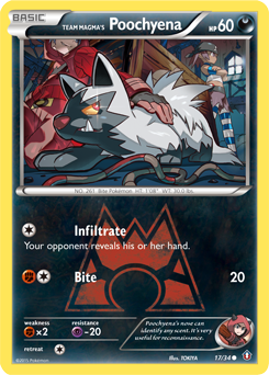 Pokemon Double Crisis Team Magma's Poochyena - 17