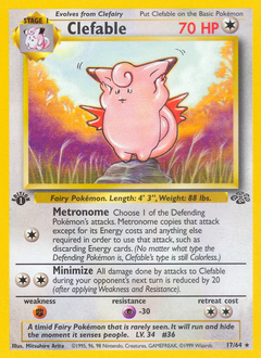 Pokemon Jungle Clefable - 17