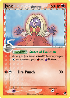Pokemon Dragon Frontiers Jynx δ - 17