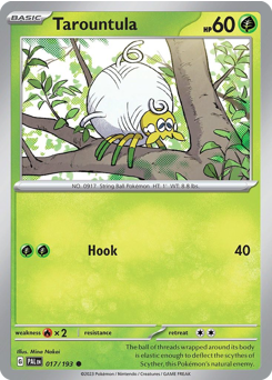 Pokemon Paldea Evolved Tarountula - 17