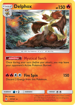 Pokemon Forbidden Light Delphox - 17
