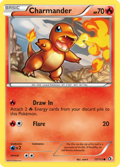 Pokemon Legendary Treasures Charmander - 17