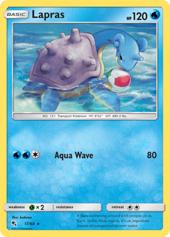Pokemon Hidden Fates Lapras - 17