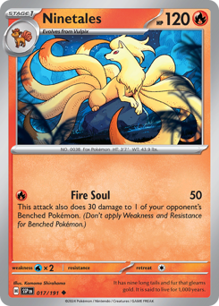 Pokemon Surging Sparks Ninetales - 17
