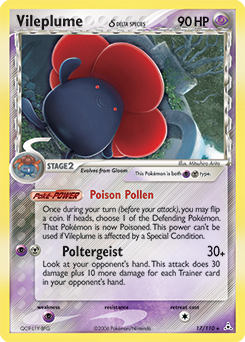 Pokemon Holon Phantoms Vileplume δ - 17