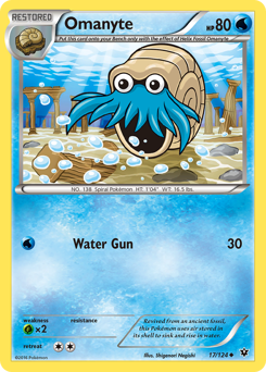 Pokemon Fates Collide Omanyte - 17