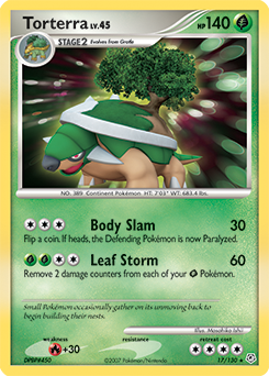 Pokemon Diamond & Pearl Torterra - 17