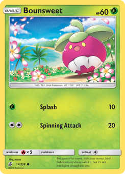 Pokemon Unified Minds Bounsweet - 17