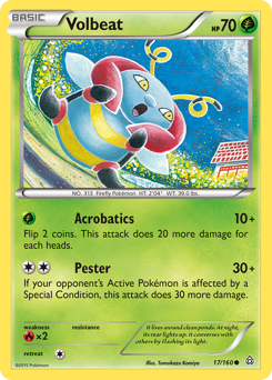 Pokemon Primal Clash Volbeat - 17