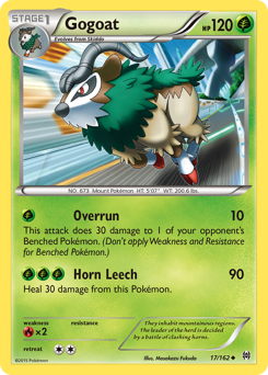 Pokemon BREAKthrough Gogoat - 17