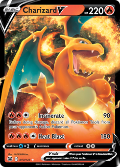Pokemon Brilliant Stars Charizard V - 17