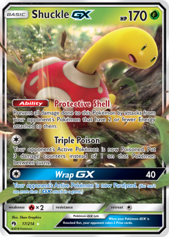 Pokemon Lost Thunder Shuckle-GX - 17
